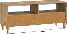 vidaXL Ντουλάπα LED Τηλεόρασης Artisan Δρυς Επεξεργασμένο Ξύλο