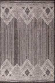 Χαλί Ψάθα Kaiko 50006 X Light Grey-Dark Grey Royal Carpet 160X230cm