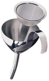 Χωνί Κρασιού Με Σουρωτήρι 200607 4,5x16,5cm Inox Cilio Ανοξείδωτο Ατσάλι
