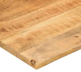 vidaXL Επιφάνεια Γραφείου Καμπύλη 140x60x2,5 εκ Μασίφ Ακατ. Μάνγκο