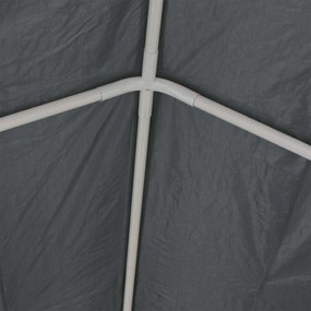 vidaXL Ύφασμα σκηνής χωρίς σκελετό Γκρι 10 x 5 m PE