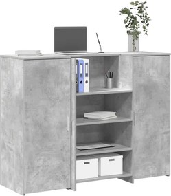 vidaXL Γραφείο υποδοχής 135x50x103,5 εκ. Επεξεργασμένο Ξύλο