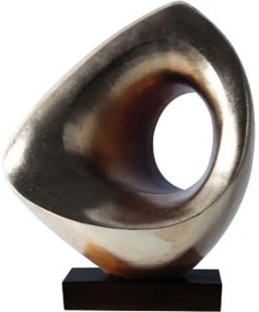 Διακοσμητικό Τοτέμ Gashi 022793 22x13x28cm Gold-Black Πολυρεσίνη