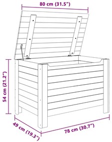 ΚΟΥΤΙ ΑΠΟΘΗΚΕΥΣΗΣ ΜΕ ΚΑΠΑΚΙ RANA 80X49X54ΕΚ. ΜΑΣΙΦ ΞΥΛΟ ΠΕΥΚΟΥ 4002321