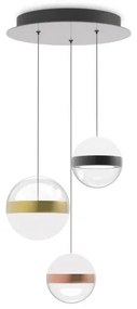 Κρεμαστό Φωτιστικό Οροφής LED 29W Μαύρο Galaxy 342993 Ideal Lux 342993