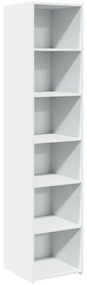 vidaXL Ντουλάπι Λευκό 40x41x185 εκ. Επεξεργασμένο Ξύλο