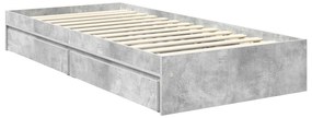 vidaXL Κρεβάτι Αποθήκης Δρύς Sonoma 75 x 190 cm Επεξεργασμένο ξύλο