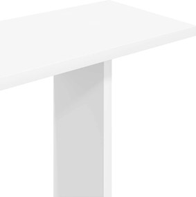 vidaXL Ράφι Τοίχου Λευκό 100 x 20 x 126 εκ. Επεξεργασμένο Ξύλο