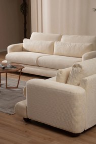 3-Seat Sofa River - Beige Beige