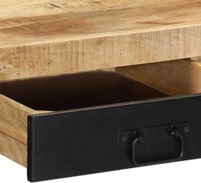 Γραφείο vidaXL 100x50x75 cm Στερεό ακατέργαστο ξύλο Mango