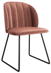 Καρέκλα Comfivo 101, Μαύρο, Μπορντώ, 80x52x58cm, 8 kg, Ταπισερί, Μεταλλικά | Epipla1.gr