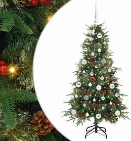 vidaXL Τεχνητό Χριστουγεννιάτικο Δέντρο με Άξονα Πράσινο 150 cm