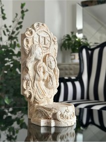 Stewehome Αντικέ διακοσμητικό μπιμπλό κηροπήγιο ζυγός 21x9x10 cm