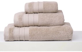 Πετσέτα Με Φάσα Soft Sand Anna Riska Προσώπου 50x100cm 100% Cotton