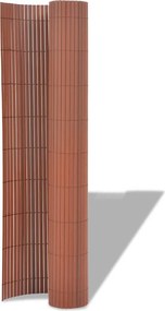 vidaXL Φράχτης Κήπου Καφέ 150 x 500 cm PVC
