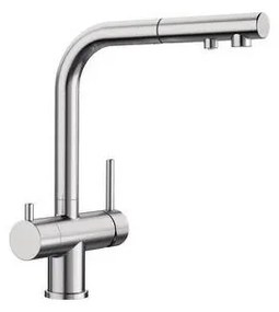 Blanco Fontas-S II Chrome Μπαταρία Κουζίνας Με Αποσπώμενο Ρουξούνι