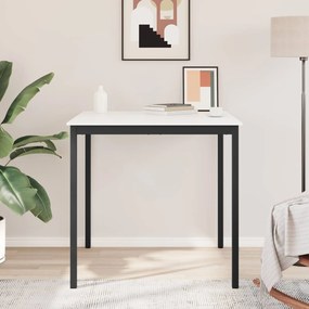vidaXL Τραπέζι μπαρ Λευκό 110 x 110 x 105 εκ. Στερεά ξυλεία πεύκου