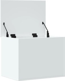 vidaXL Κουτί Αποθήκευσης Λευκό 60x42x46 εκ. Επεξεργασμένο Ξύλο