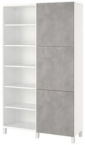 BESTÅ σύνθεση αποθήκευσης με πόρτες, 120x42x202 cm 694.216.92