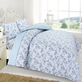 Σεντόνια Premium 5008 Με Λάστιχο (Σετ 3τμχ) Mint Anna Riska Semi-double 120x225cm 100% Cotton