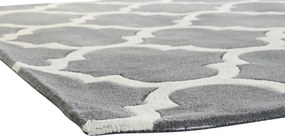 Χαλί DKD Home Decor 160 x 230 x 2 cm Γκρι πολυεστέρας Χωρίς Δακτύλιο