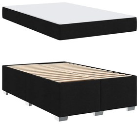 vidaXL Σκελετός Κρεβατιού Μαύρο 120 x 200 cm ύφασμα