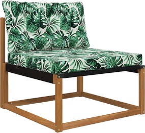 vidaXL Μαξιλάρι Καναπέ Εξωτερικού Χώρου 2 pcs Σχέδιο Φύλλου