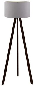 Φωτιστικό δαπέδου PWL-1059 Pakoworld Ε27 γκρι-μαύρο Φ38x140εκ-202-000101-Γκρι 202-000101