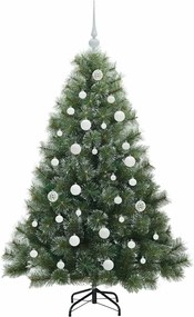 vidaXL Τεχνητό Χριστουγεννιάτικο Δέντρο Πράσινο 150 cm ΠΕ και PVC