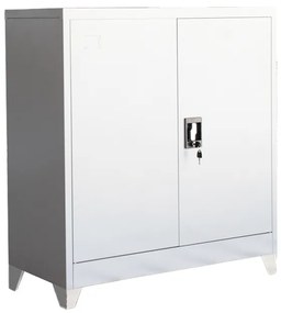 Intrahome Μεταλλικό ντουλάπι Armon I Intrahome σε απόχρωση ανοιχτό γκρι 90x40x100εκ | SKU: INTRAPA-430111124