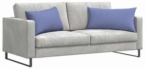 vidaXL Μαξιλάρι Καναπέ 2 pcs Μπλε τζην 80 x 40 cm ύφασμα