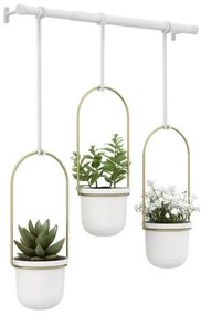 Σετ 3 κρεμαστά κασπώ Umbra Triflora planter 1011748-524