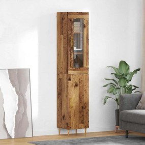 vidaXL Highboard 2 pcs Παλιό Ξύλο Επεξεργασμένο ξύλο