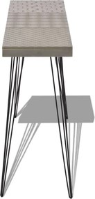 vidaXL Κονσόλα Τραπέζι Γκρι 90 x 30 x 71,5 εκ.