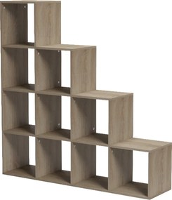 Βιβλιοθήκη Scala pakoworld sonoma 129.5x29x129.5εκ