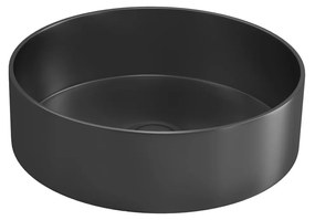KARAG VENUS Νιπτήρας επικαθήμενος ανοξείδωτος VENUS Gun Metal BB6802-BGM KARAG Ø38x11cm KARAG-5206836624082