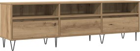 vidaXL Έπιπλο Τηλεόρασης τεχνίτης Δρυς 150x30x44,5 εκ.