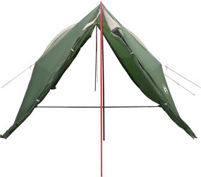 vidaXL Σκηνή με σκηνίτσα ανθεκτική στο νερό Πράσινο