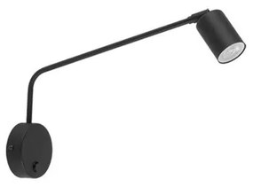 Απλίκα Φωτιστικό Τοίχου GU10 10W IP20 Logan TK Lighting-4743-Μαύρο 4743