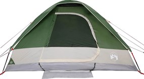 vidaXL Σκηνή Κάμπινγκ 4 Ατόμων Αδιάβροχη Πράσινη
