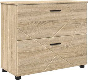 vidaXL Σετ Επίπλων Μπάνιου 2 τμχ. Δρύς Sonoma 76,5 x 35 x 64 εκ