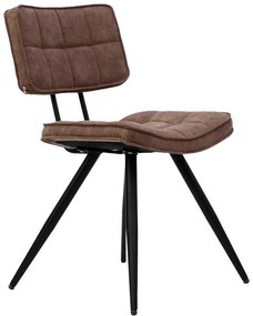 Καρέκλα Τραπεζαρίας Antela Fylliana Taupe 40x40x78 εκ. 2αδα