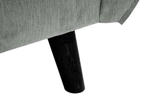 Καναπές Scandinavian Choice P115, Αριθμός θέσεων: 2, Ανοιχτό γκρι, Μαύρο, 184x97x80cm, 60 kg, Ταπισερί, Πόδια: Ξύλο | Epipla1.gr