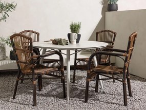 Σετ Τραπέζι και καρέκλες Dallas 3757, Μέταλλο, Ραττάν | Epipla1.gr