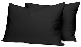 Μαξιλαροθήκες Cotton Feelings 111 Black 50x70