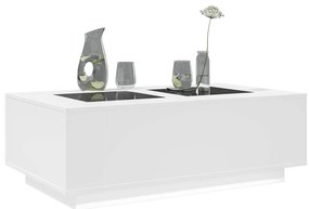 vidaXL Τραπεζάκι Σαλονιού Infinity LED Λευκό 116x69x40 εκ.