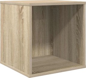 vidaXL Κουτί Άλμπουμ Βινυλίου Sonoma Δρυς 37 x 36,5 x 38 εκ.