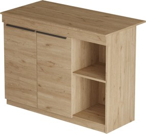Τραπέζι Κουζίνας Δρυς ILEBAN 120x60x88.2
