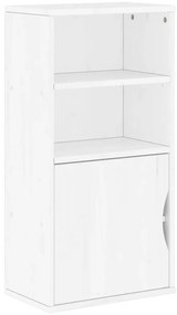 vidaXL Βοηθητικό Ντουλάπι ODDA Λευκό 40x24x79εκ. από Μασίφ Ξύλο Πεύκου
