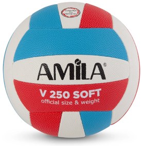 Amila Μπάλα Volley GV-250 Red-Blue-White Νο. 5 (41605)